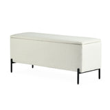 Canvas Picton Storage Bench, White image 5