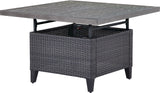 CANVAS Renfrew Square Outdoor Patio Conversation Dining Set with UV-Resistant Cushions, 3-pc image 3