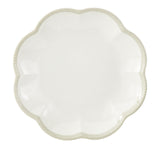 CANVAS Scalloped Side Plate, BPA-free, Plastic, Ivory Colour