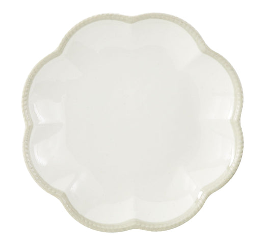 CANVAS Scalloped Side Plate, BPA-free, Plastic, Ivory Colour