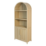 Canvas Stratford Arched Bookcase, Oak image 5