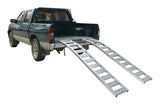 CargoMaster Aluminum Arched Loading Ramps Pair with Adjustable Straps, 90 x 12-in, 2-pc image 5