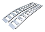 CargoMaster Aluminum Arched Loading Ramps Pair with Adjustable Straps, 90 x 12-in, 2-pc image 6