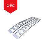 CargoMaster Aluminum Arched Loading Ramps Pair with Adjustable Straps, 90 x 12-in, 2-pc image 7