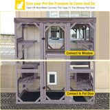 Catio Outdoor Cat Enclosure - Large Walk-in Kitty Cage image 2