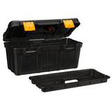 Certified Portable Plastic Tool Box with Removable Tray, 17-in image 4