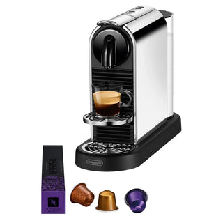 Citiz Espresso Machine by De'longhi, Platinum, with $30 Coffee Voucher