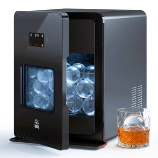 Clear Ice Ball Maker 2" 4 Spheres 144/Day LCD Self-cleaning