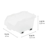 Clearly Stacking Storage Bins, 16-pack view 2