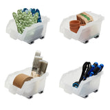 Clearly Stacking Storage Bins, 16-pack view 3