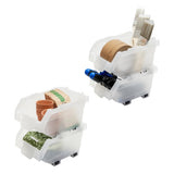Clearly Stacking Storage Bins, 16-pack view 4