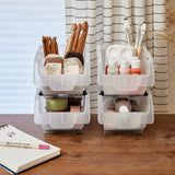 Clearly Stacking Storage Bins, 16-pack view 7