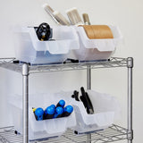 Clearly Stacking Storage Bins, 16-pack view 8