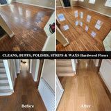 Commercial Floor Scrubber Machine with Brushes and Pads, Heavy Duty Floor Buffer Polisher and Cleaner- Deep Cleaning Tile and Grout, Hardwood... image 2