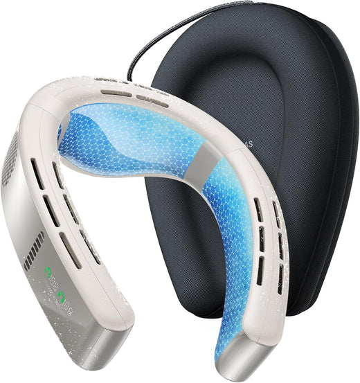 Cooling Type Network Cooling Fan, Portable Air Conditioner, 720° Immersive Cooling, First Dual-cooling Fan, Rechargeable