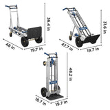 COSCO 5-in-1 Convertible Hand Truck with 3 Position Extendable Handle view 6