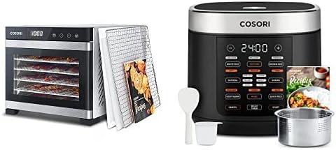 Cosori 10 Cup Rice Cooker with 18 Functions, Stainless Steel Inner Pot