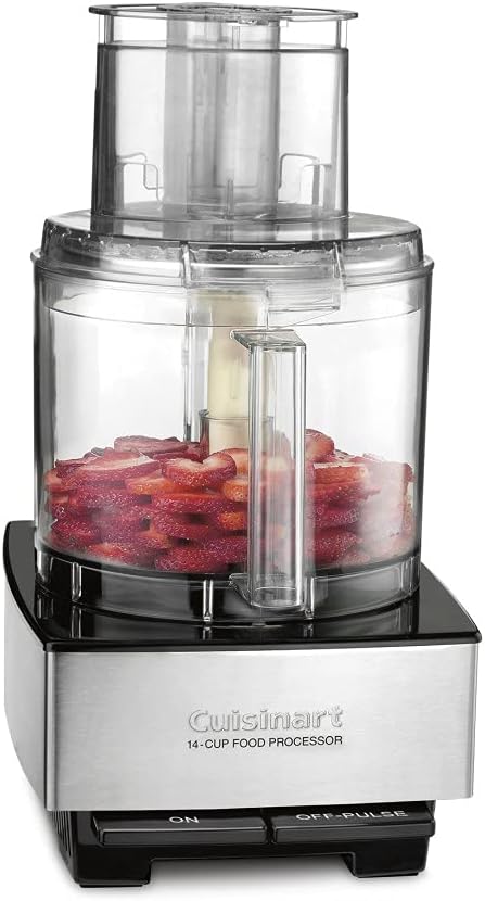 Cuisinart Food Processor 14-Cup Vegetable Chopper for Mincing, Stainless Steel for Home Organization
