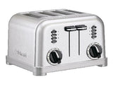 Cuisinart Metal Classic Toaster with 6 Settings, Stainless Steel, 4-Slices