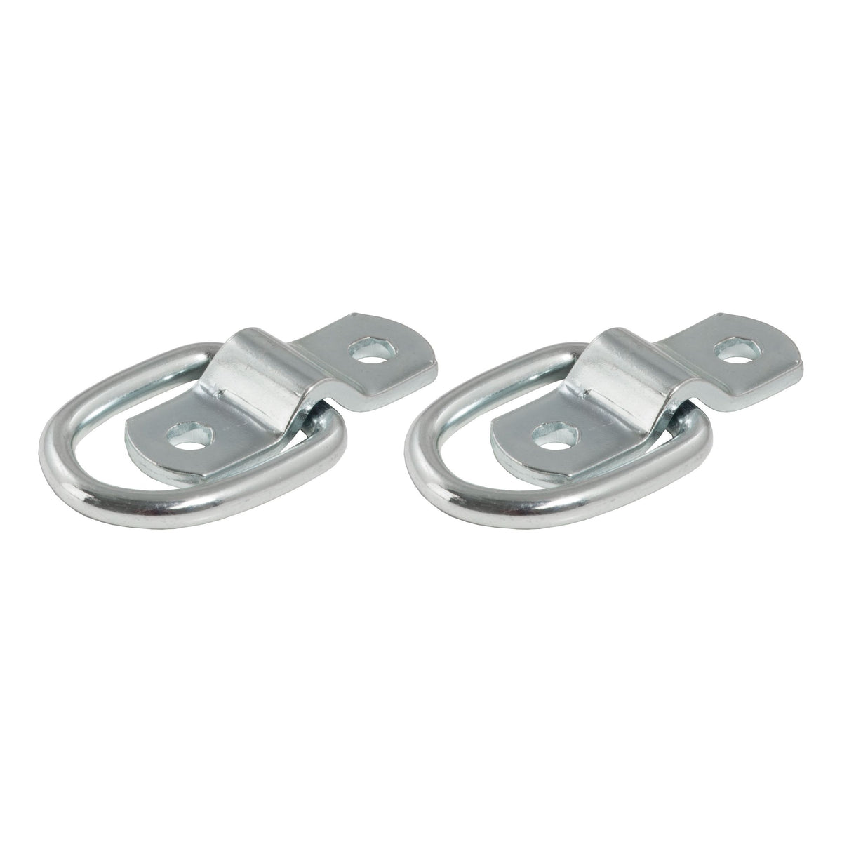 CURT 1-in x 1-1/4-in Surface-Mounted Tie-Down D-Rings, 1200-lb, 2-pk