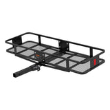 CURT 18151 60 x 20-Inch Basket Hitch Cargo Carrier, 500 lbs Capacity, Black Steel, 2-In Folding Shank image 2