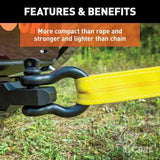 CURT 83066 2-in x 30-ft Tow Strap (9,000-lb, GVW) image 6
