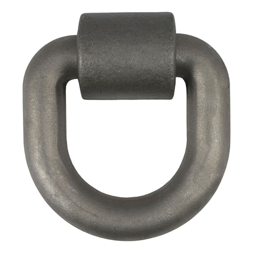 CURT 83770 3 x 3-in Weld-On Tie-Down D-Ring (15,587 lbs, Raw Steel)
