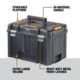 DEWALT TSTAK Deep Box with Flap Top and Removable Tray image 5