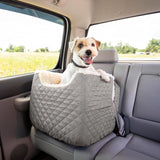 Dog Car Seat: Lookout I Dog Booster Car Seat for Dogs Small 5-15 Lbs, Size: Small, Fabric: Black Diamond, Pet Car Seat to Alleviate Car... image 3