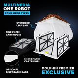 Dolphin Premier Robotic Pool Cleaner (2025 Model) with Multimedia, Oversized Leaf Bag, Standard & Ultrafine Filters, Weekly Timer, Waterline... image 2