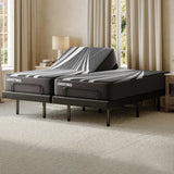 Dual Harmony 35.6 Cm (14 In.) Hybrid Mattress with Adjustable Bed Base for Home Organization image 2