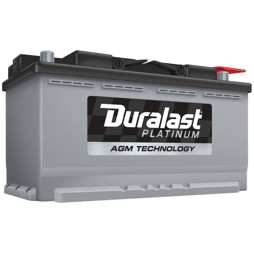 Duralast Platinum Battery H8-agm, Group Size 49, 900 Cca for Garage and Travel