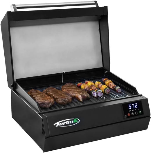 Electric Barbecue Grill | Compact Design, Quick Preheating, Digital Temperature Control | High-power Infrared Outdoor Barbecue and Grilling...