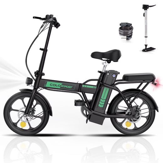 Electric Bike,500w/10.4ah/36v Removable Battery E Bike, Electric Foldable Pedal Assist E-bicycle,19.9mph Bicycle for Teenager and Adults...