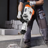 Electric Demolition Hammer, Hydraulic Crushing Hammer, Concrete Crusher, Heavy-duty Electric Hydraulic Crushing Hammer, Equipped with Chisel... image 2