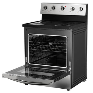 Element 30 In. 5.0 Cu Ft. Electric Range with Adjustable Oven Rack for Home Use