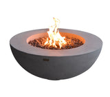 Elementi Lunar Bowl Fire Pit, Natural Gas, Light Grey, 45,000 BTU image 2