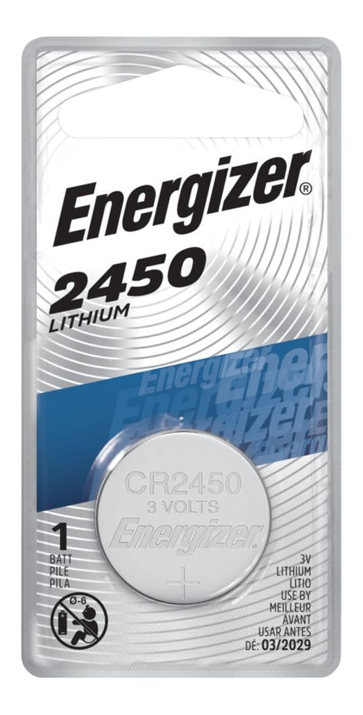 Energizer 1-pk CR2450 3V / 3 Volt Lithium Coin Cell Battery, Long Lasting, All Purpose