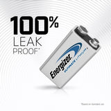 Energizer 2-pk 9V / 9 Volt Lithium Batteries, EZ Turn Lock, PowerSeal image 2