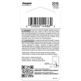 Energizer 2016 Child Shield Lithium Battery image 2