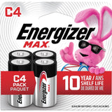 Energizer Max4-pk C Alkaline Batteries, Long Lasting, All Purpose image 3