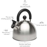 Epoca Stainless Steel Stovetop Kettle, 1.4-L image 5