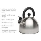 Epoca Stainless Steel Stovetop Kettle, 1.4-L image 6