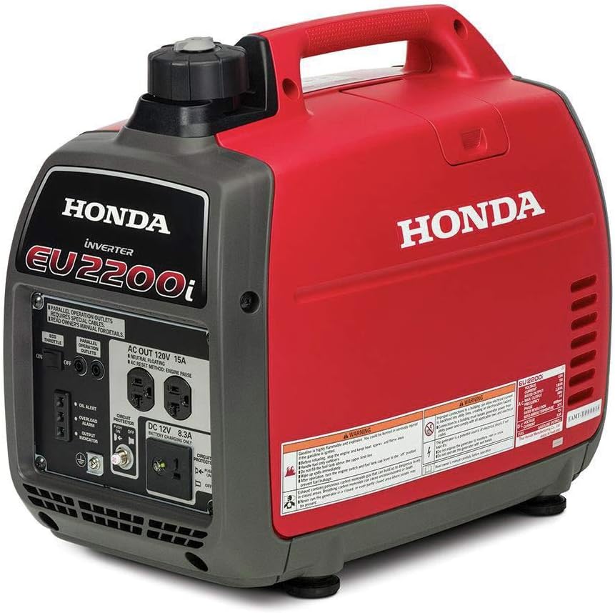Eu2200i 2200 Watt Portable Inverter Generator with Co-minder for Home Organization