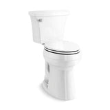 Extra Tall Highline Arc Complete Solution 2-piece 1.28 Gpf Single Flush Elongated Toilet in White (seat Included) 78305-0