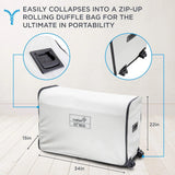 Ez-bed (king) Air Mattress with Frame & Rolling Case, Self Inflatable, Blow Up Bed Auto Shut-off, Comfortable Surface Airbed, Best for Guest,... image 3