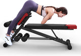 Finer Form Multi-functional Adjustable Weight Bench for Total Body Workout for Home Organization