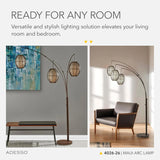 Floor Lamp, Equipped with Three Movable Lampshades and An Adjustable Height Design - Perfect for Decorating Bedrooms, Living Rooms and... image 3