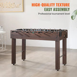 Foldable Flyball Table, Standard Size (42/48/55 Inches), Brown, Made of Plastic, Metal and Wood, Suitable for Two People to Play Flyball... image 2