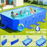 Foldable Pool, Large Non-inflatable Swimming Pool for Kids,adult Collapsible Pools Hard Plastic Shell, Oversized Thickened,portable Folding... image 4